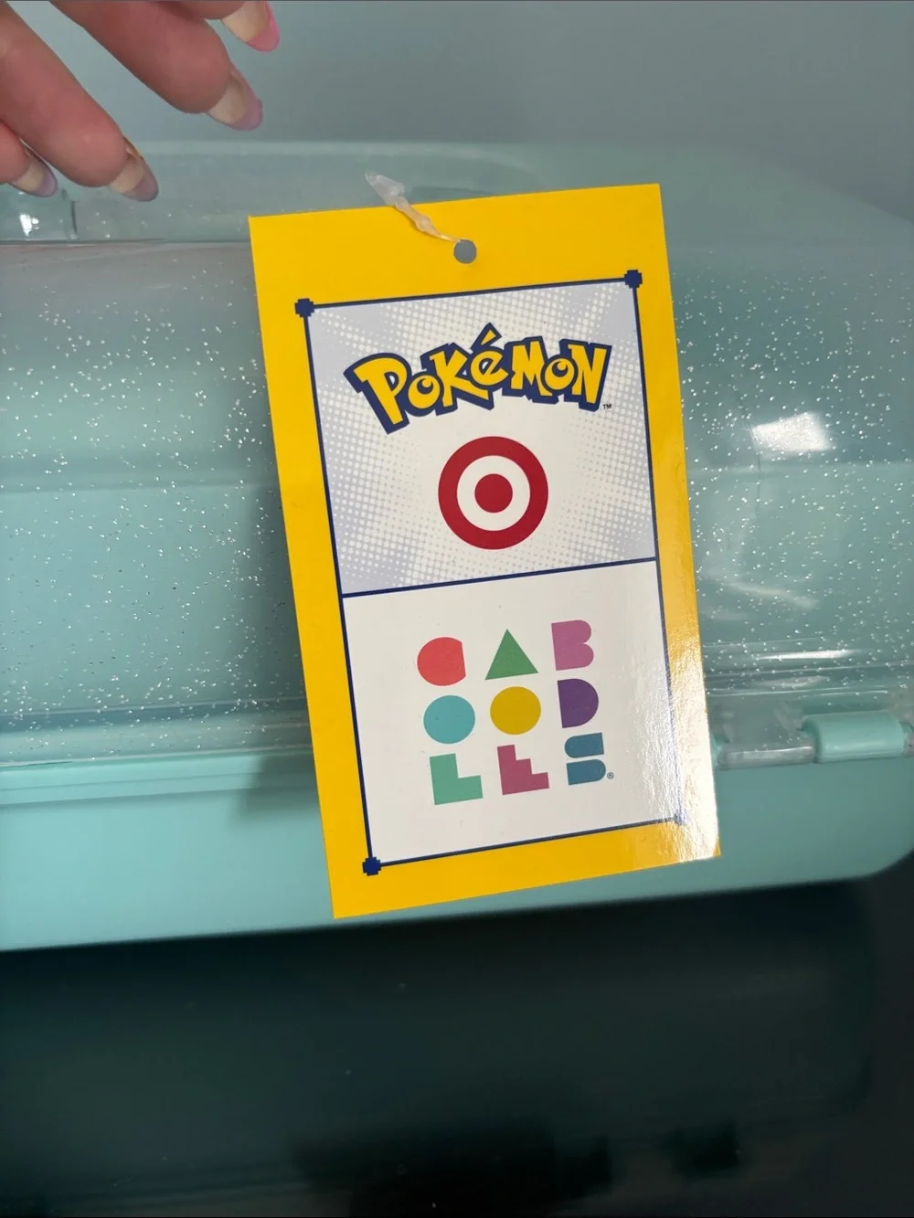 Caboodles Pokemon Glitter Top Craft Storage Case